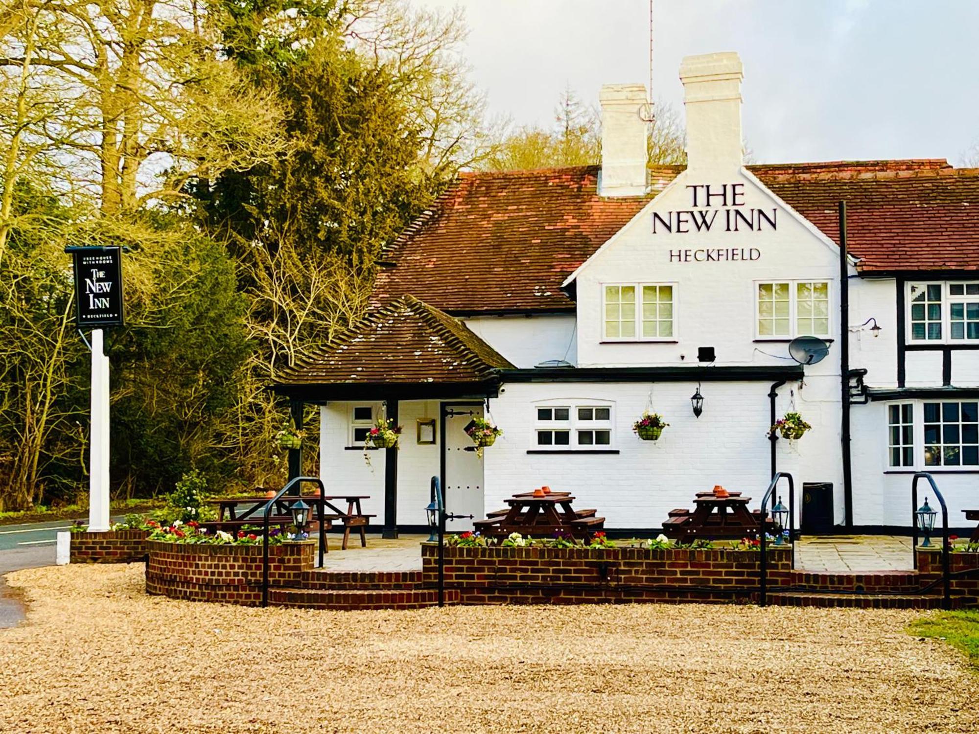 The New Inn Heckfield Hook  Eksteriør billede