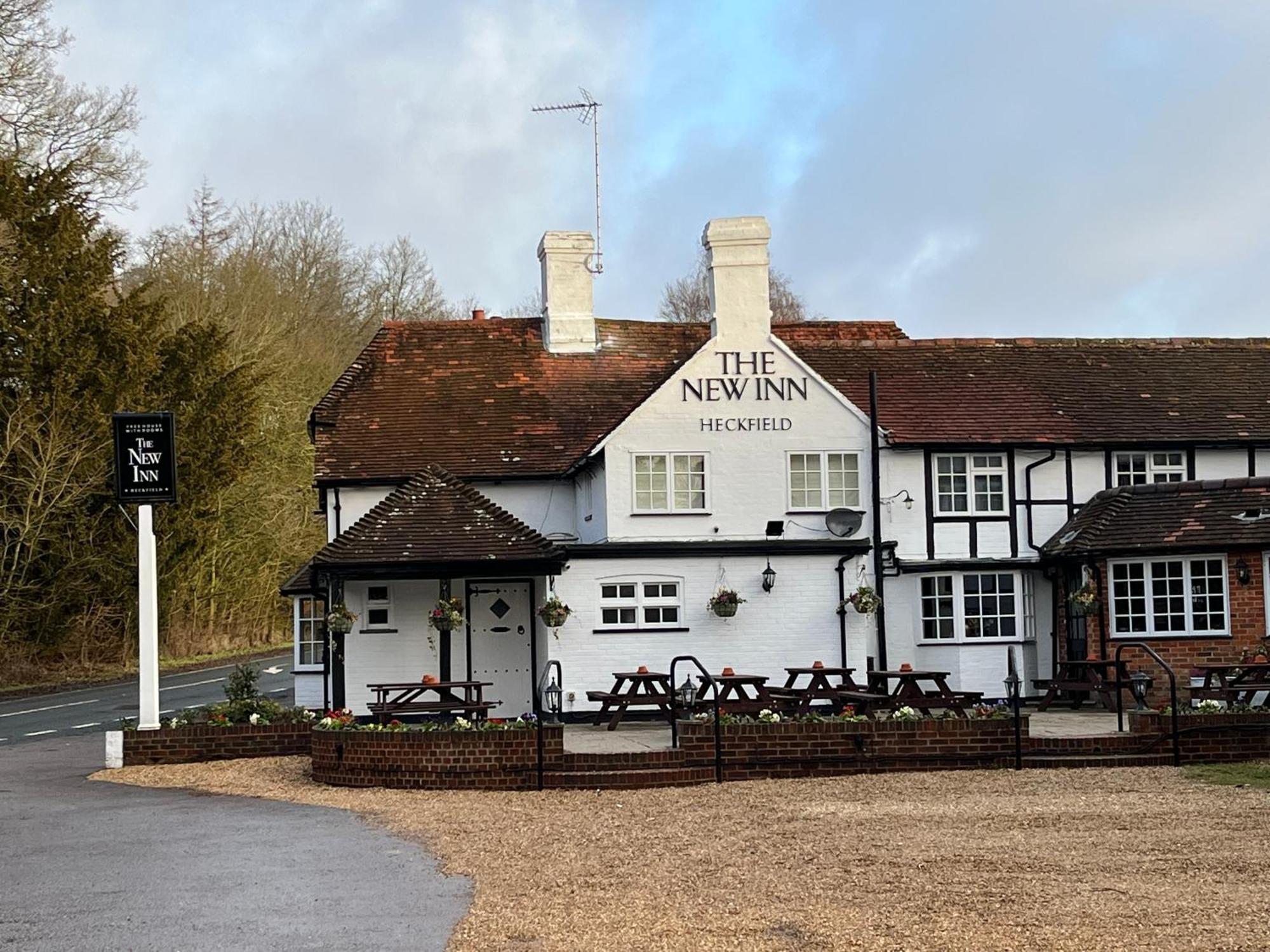 The New Inn Heckfield Hook  Eksteriør billede