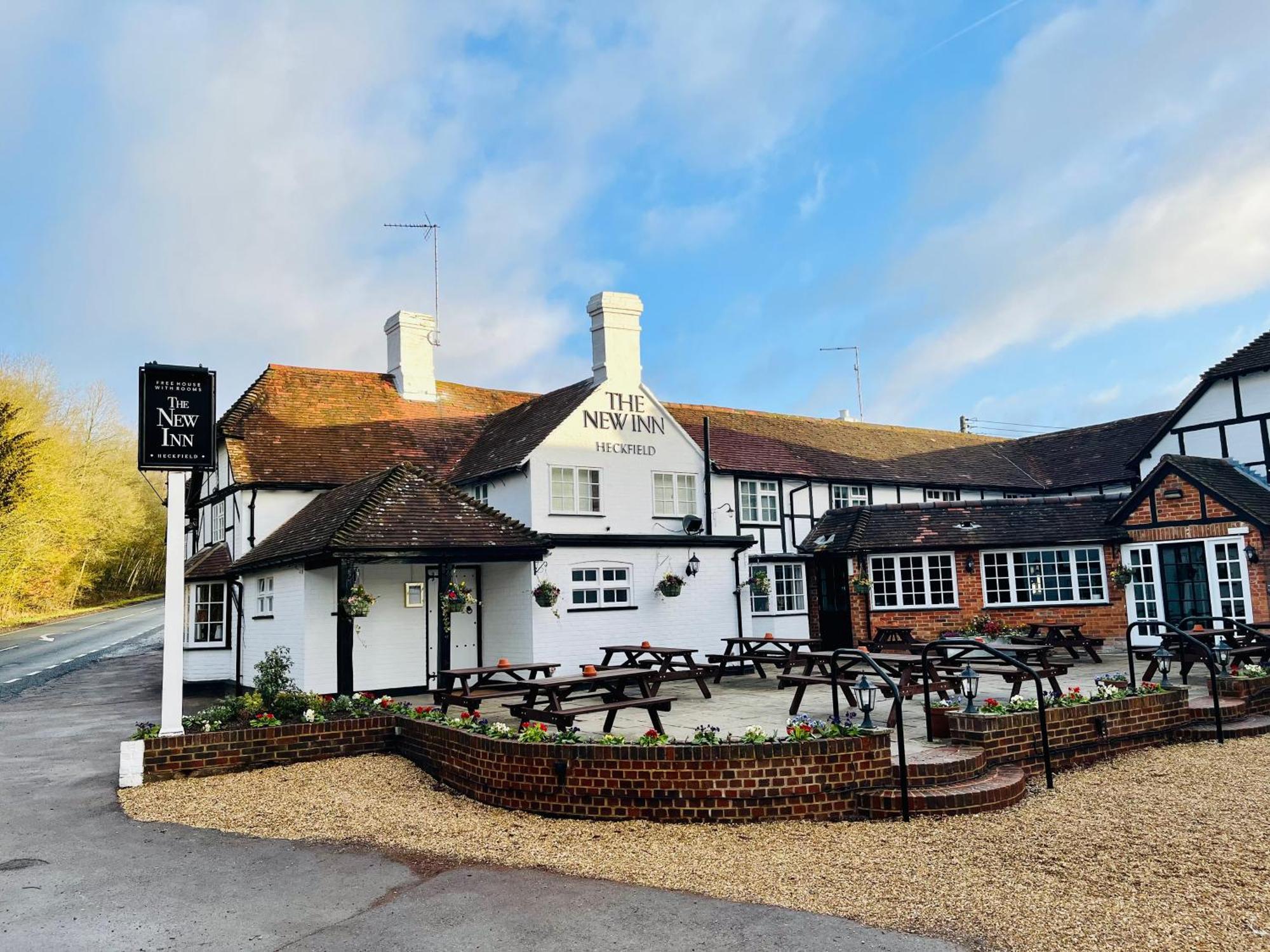 The New Inn Heckfield Hook  Eksteriør billede